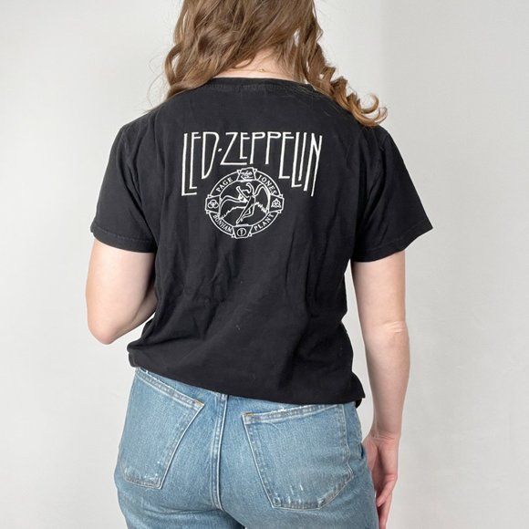 Led Zeppelin Stairway To Heaven Band Tee Graphic T-Shirt Oversized Retro Vintage - Picture 3 of 8